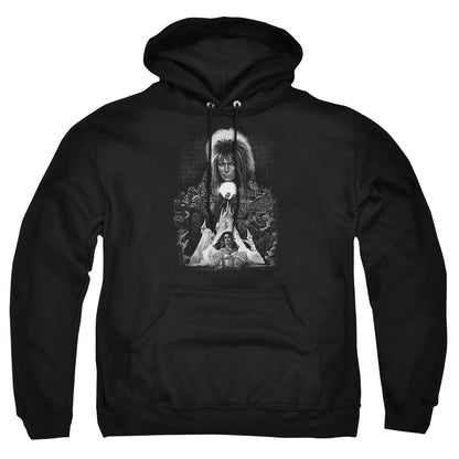 Labyrinth Castle Mens Hoodie Black