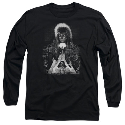 Labyrinth Castle Mens Long Sleeve Shirt Black