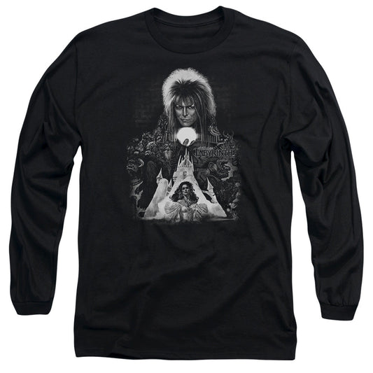 Labyrinth Castle Mens Long Sleeve Shirt Black