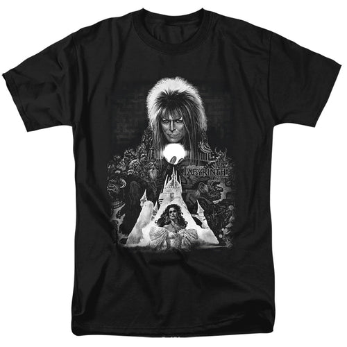 Labyrinth Castle Mens T Shirt Black