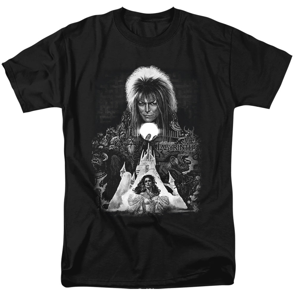 Labyrinth Castle Mens T Shirt Black