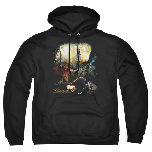 Labyrinth Sarah &Amp; Ludo Mens Hoodie Black