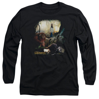 Labyrinth Sarah & Ludo Mens Long Sleeve Shirt Black