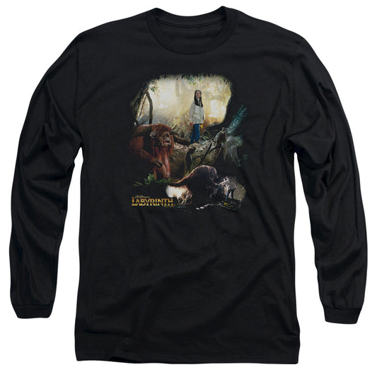 Labyrinth Sarah & Ludo Mens Long Sleeve Shirt Black