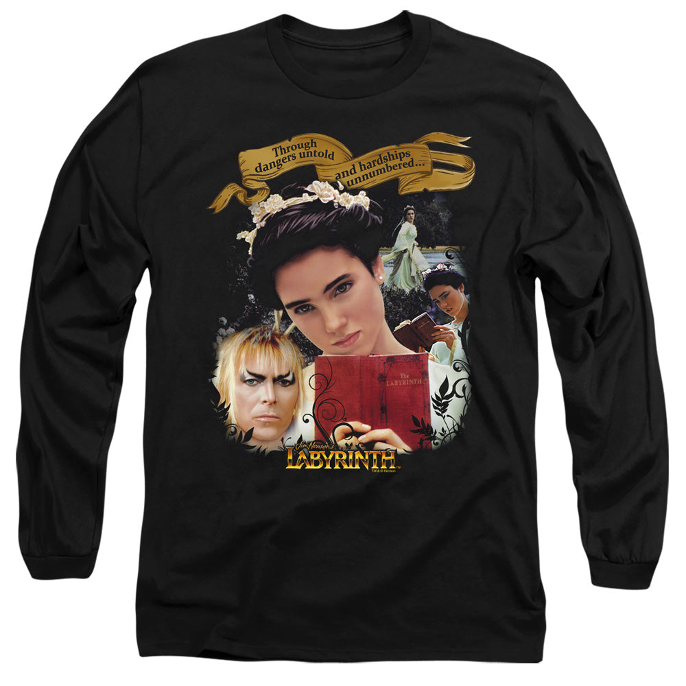 Labyrinth Dangers Untold Mens Long Sleeve Shirt Black Officially Licensed