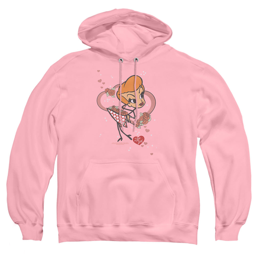 I Love Lucy Fun Girl Mens Hoodie Pink