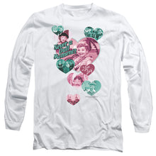Load image into Gallery viewer, I Love Lucy Never A Dull Moment Mens Long Sleeve Shirt White Officially Licensed
