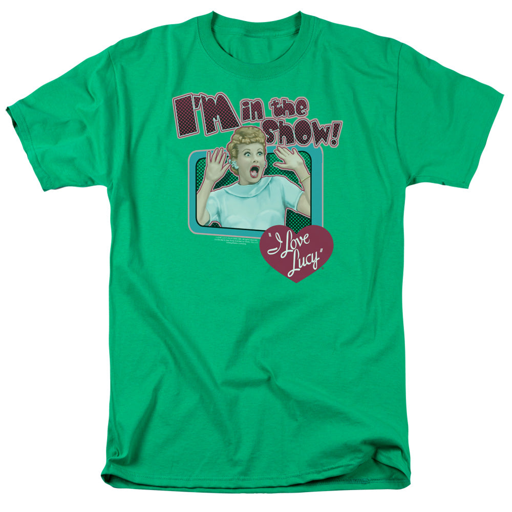 I Love Lucy Put Me In The Show Mens T Shirt Kelly Green