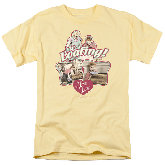 I Love Lucy Just Loafing Mens T Shirt Banana