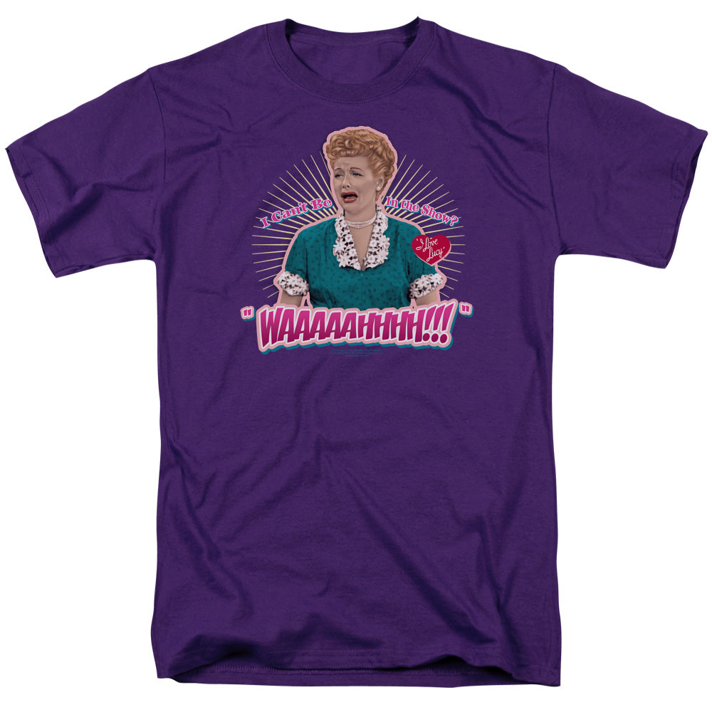 I Love Lucy Waaaaahhhh!!! Mens T Shirt Purple