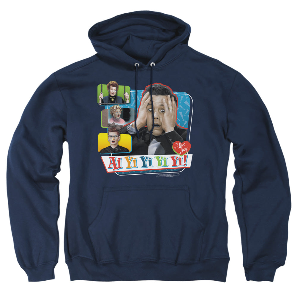 I Love Lucy Ai Yi Yi Yi Yi Mens Hoodie Navy
