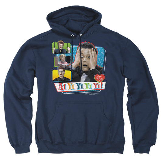 I Love Lucy Ai Yi Yi Yi Yi Mens Hoodie Navy