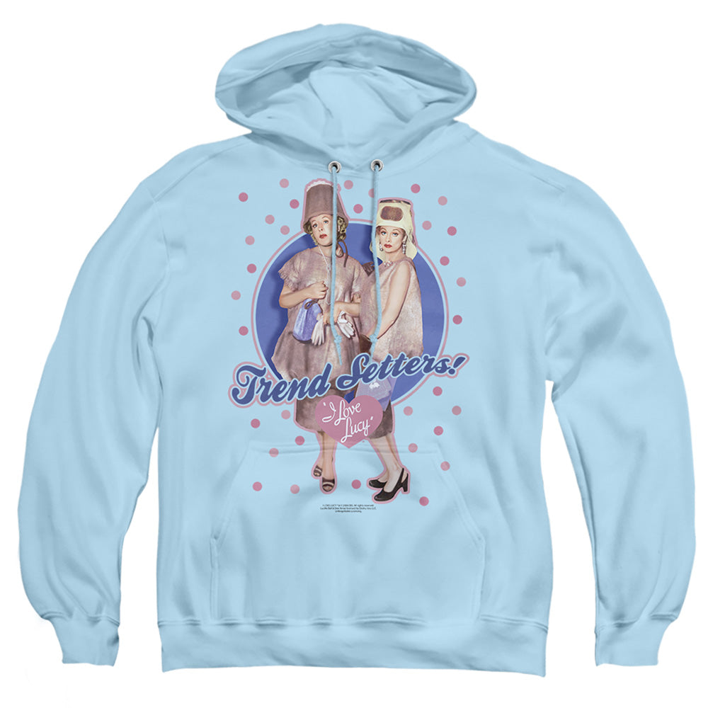 I Love Lucy Trend Setters Mens Hoodie Light Blue