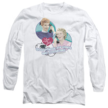 Load image into Gallery viewer, I Love Lucy Always Connected Mens Long Sleeve Shirt White Officially Licensed
