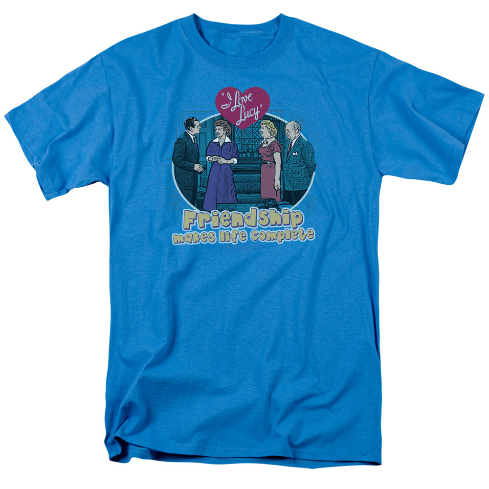 I Love Lucy Complete Mens T Shirt Turquoise