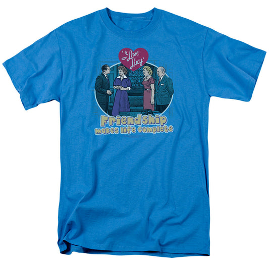 I Love Lucy Complete Mens T Shirt Turquoise