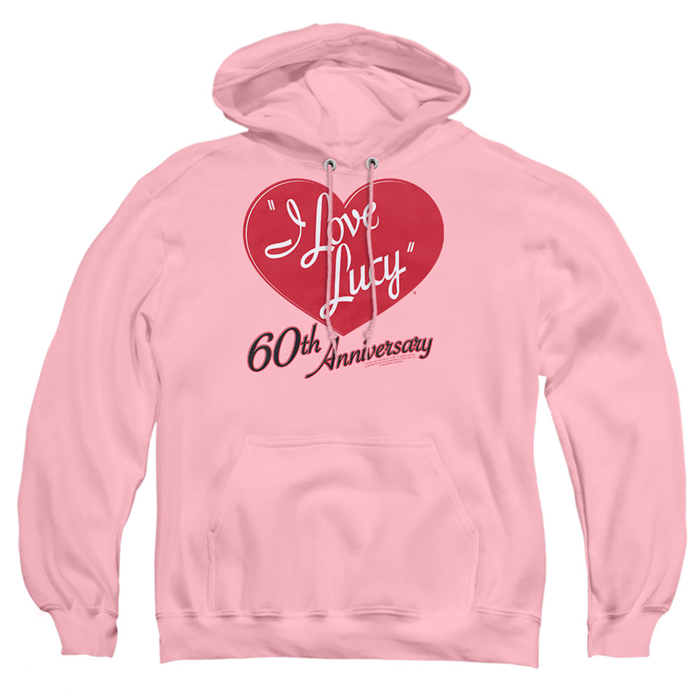 I Love Lucy 60Th Anniversary Mens Hoodie Pink