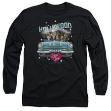 Load image into Gallery viewer, I Love Lucy Hollywood Road Trip Mens Long Sleeve Shirt Black
