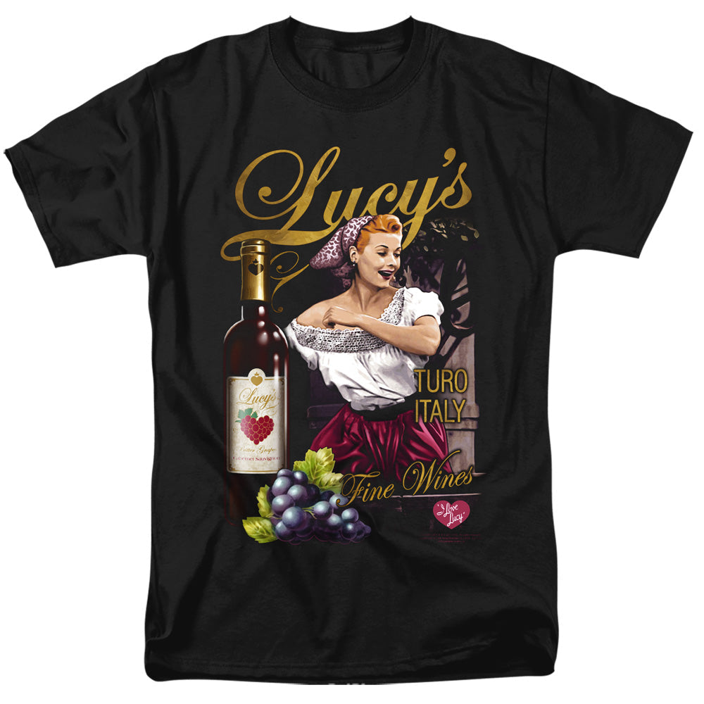 I Love Lucy Bitter Grapes Mens T Shirt Black