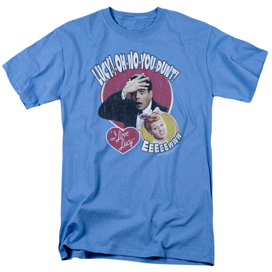 I Love Lucy Yelling In Spanish Mens T Shirt Carolina Blue