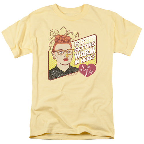 I Love Lucy Warm In Here Mens T Shirt Banana