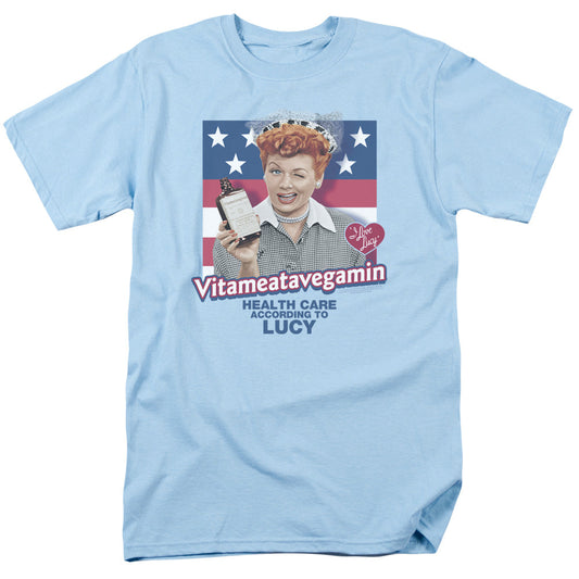 I Love Lucy Health Care Mens T Shirt Light Blue
