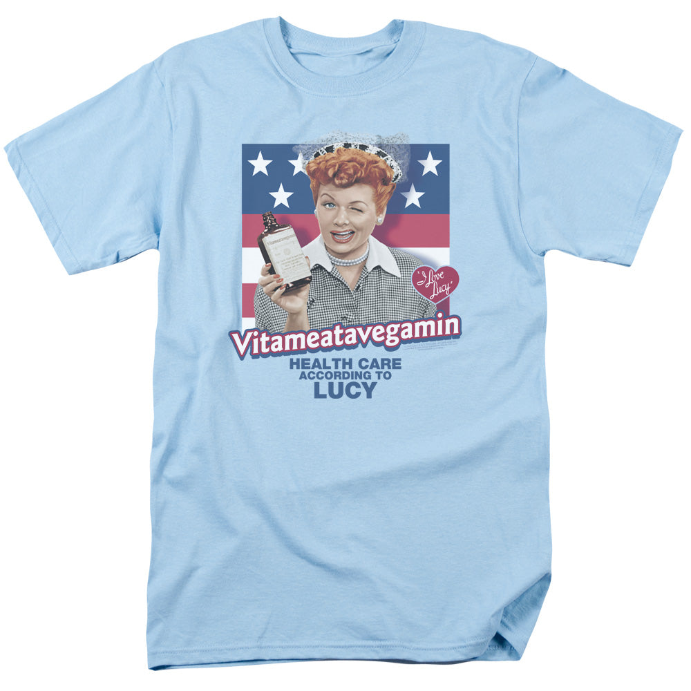 I Love Lucy Health Care Mens T Shirt Light Blue