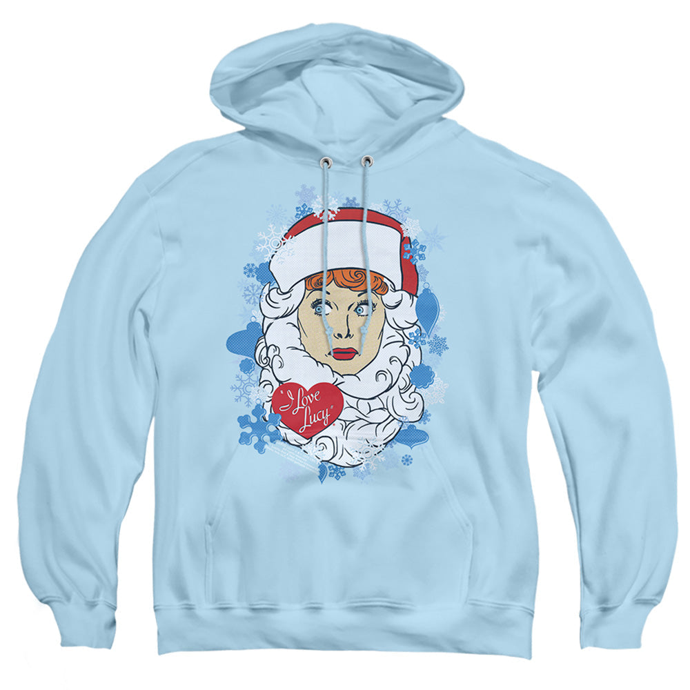 I Love Lucy Beard Flakes Mens Hoodie Light Blue
