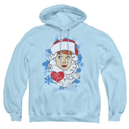I Love Lucy Beard Flakes Mens Hoodie Light Blue