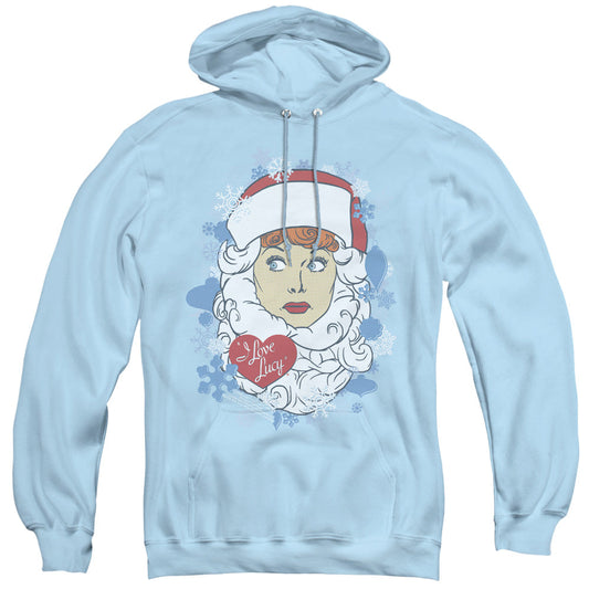 I Love Lucy Beard Flakes Mens Hoodie Light Blue