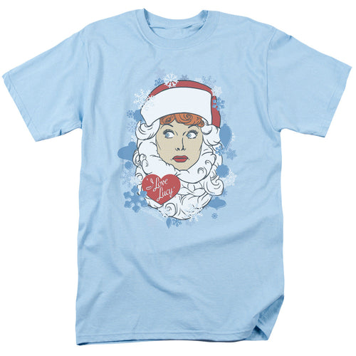 I Love Lucy Beard Flakes Mens T Shirt Light Blue