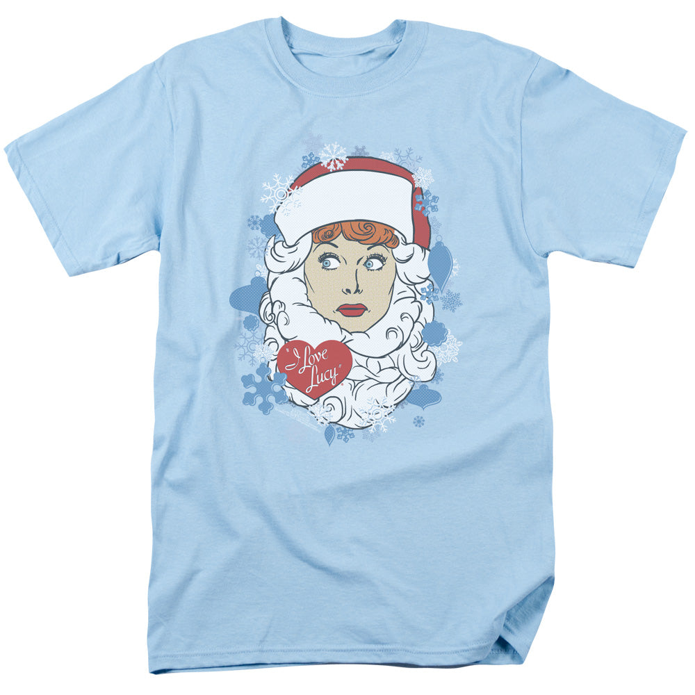 I Love Lucy Beard Flakes Mens T Shirt Light Blue