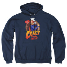 Load image into Gallery viewer, I Love Lucy To The Rescue Mens Hoodie Navy
