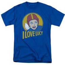 Load image into Gallery viewer, I Love Lucy Lb Super Comic Mens T Shirt Royal Blue

