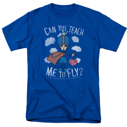 I Love Lucy Fly Mens T Shirt Royal Blue