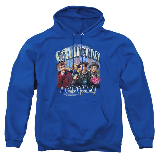 I Love Lucy Golden Opportunity Mens Hoodie Royal