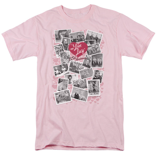 I Love Lucy 65Th Anniversary Mens T Shirt Pink