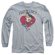 Load image into Gallery viewer, I Love Lucy Baseball Diva Mens Long Sleeve Shirt Athletic Heather Officially Licensed
