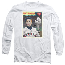 Load image into Gallery viewer, I Love Lucy Trading Card Mens Long Sleeve Shirt White Officially Licensed
