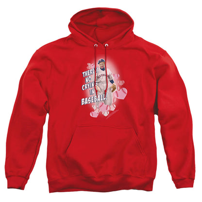 I Love Lucy No Crying In Baseball Mens Hoodie Red