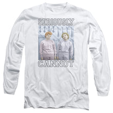 Load image into Gallery viewer, I Love Lucy Seriously Cannot Mens Long Sleeve Shirt White Officially Licensed
