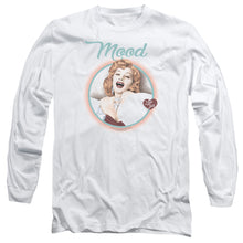 Load image into Gallery viewer, I Love Lucy Mood Mens Long Sleeve Shirt White
