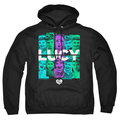 I Love Lucy Shades Of Lucy Mens Hoodie Black