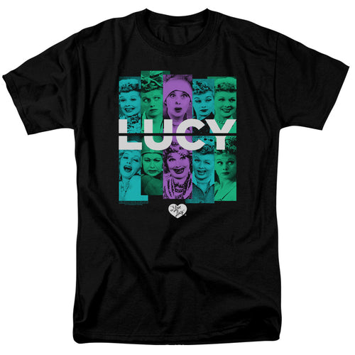 I Love Lucy Shades Of Lucy Mens T Shirt Black
