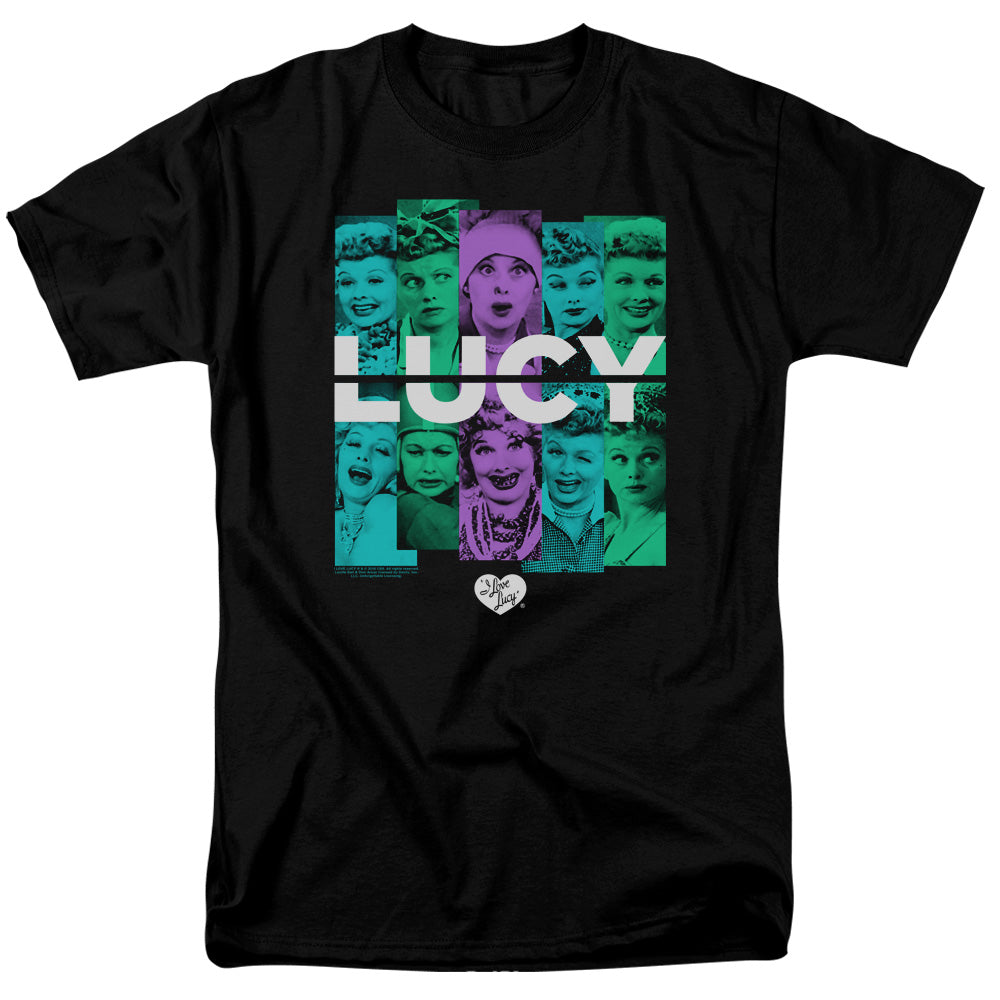 I Love Lucy Shades Of Lucy Mens T Shirt Black