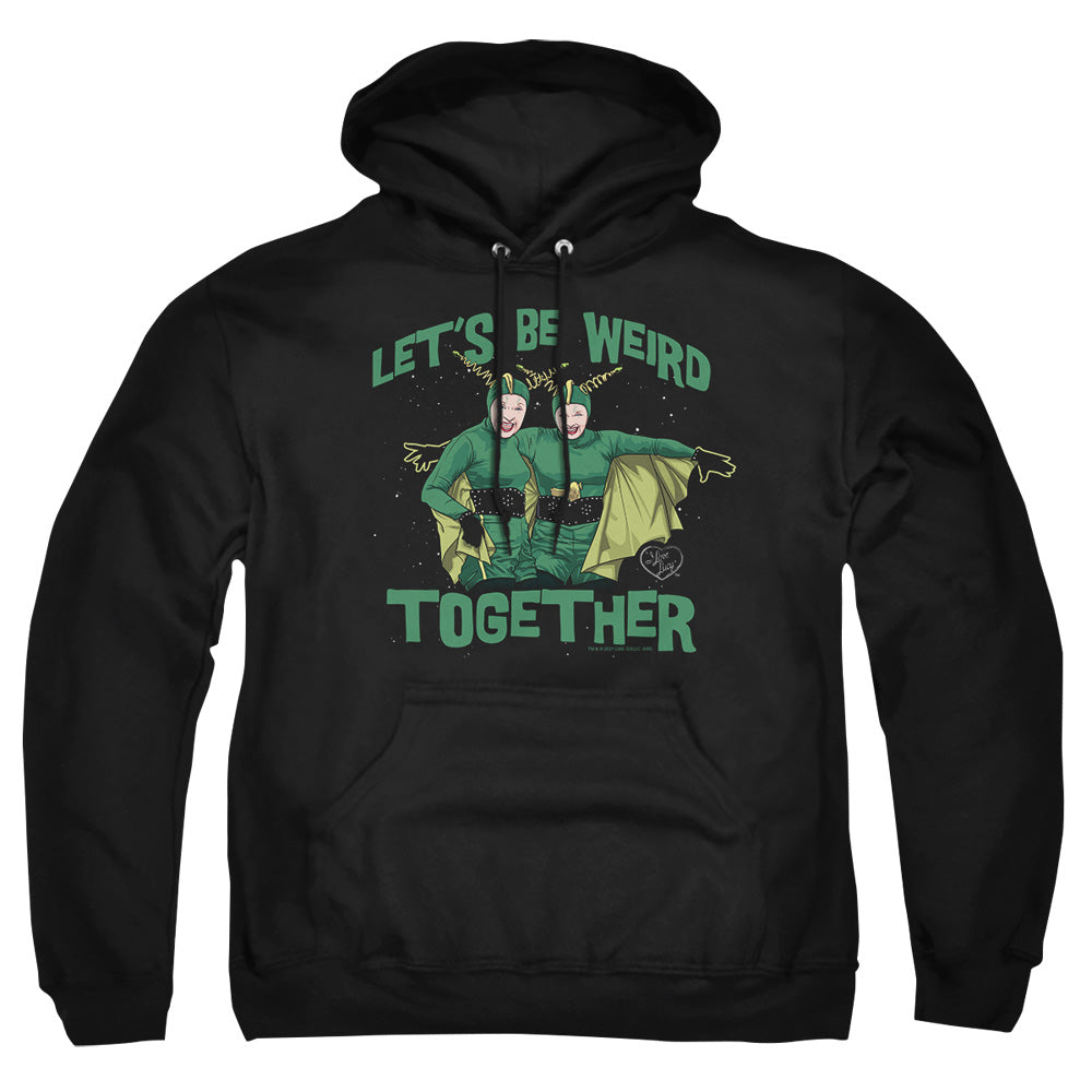 I Love Lucy Weird Together Mens Hoodie Black