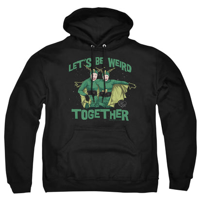 I Love Lucy Weird Together Mens Hoodie Black