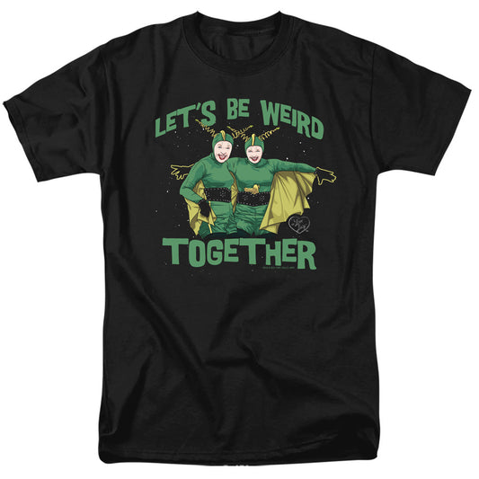 I Love Lucy Weird Together Mens T Shirt Black
