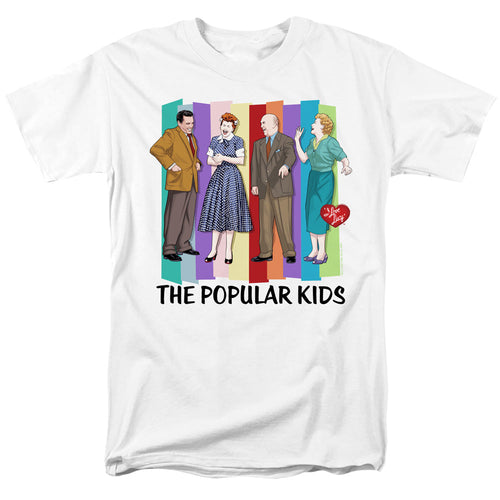 I Love Lucy The Popular Kids Mens T Shirt White