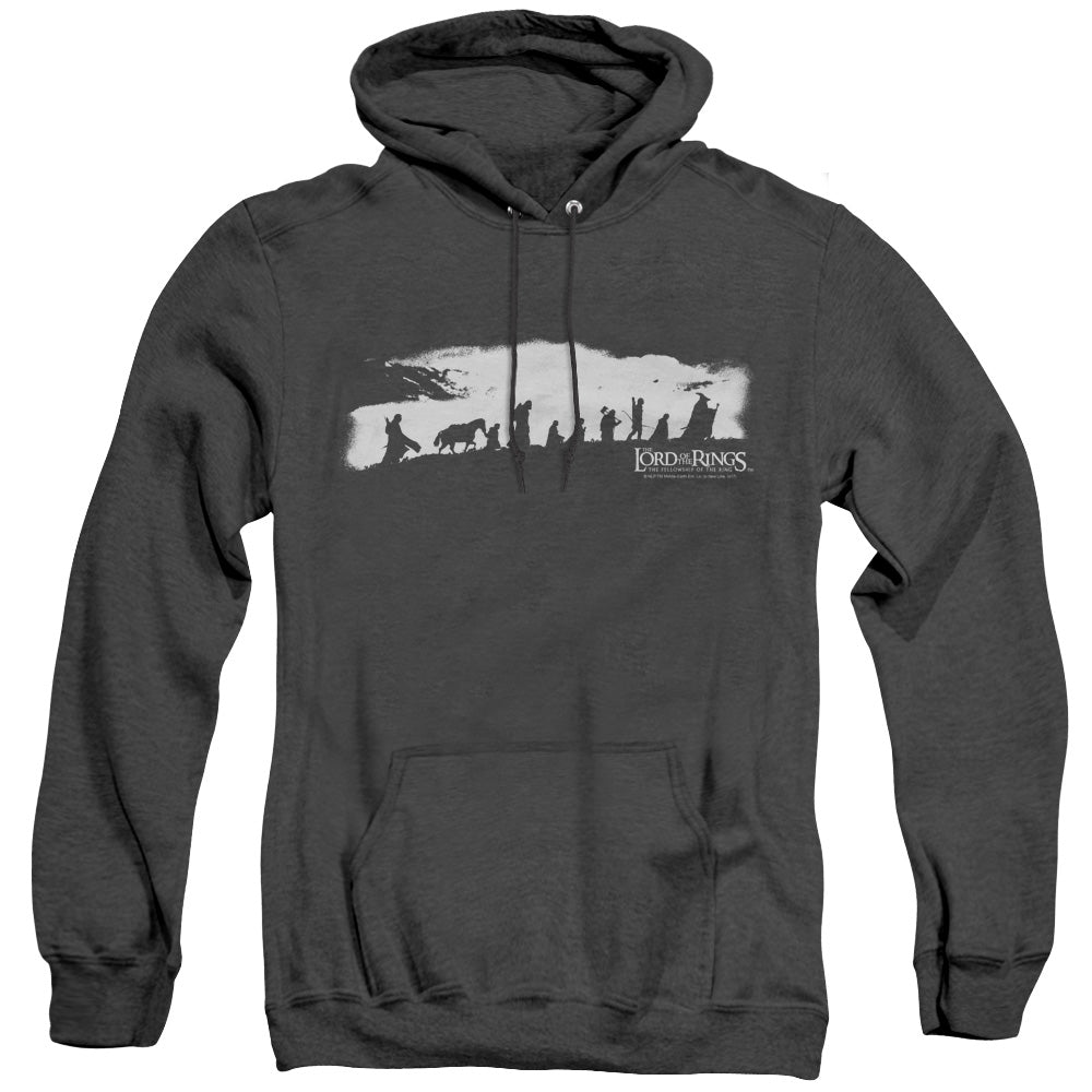 Lord Of The Rings The Fellowship Heather Mens Hoodie Black